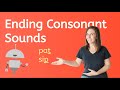 Identifying Ending Consonant Sounds