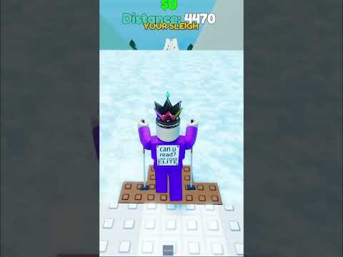 Almost Died! Epic Ski Boost Down Dangerous Hills! Roblox Funny moments