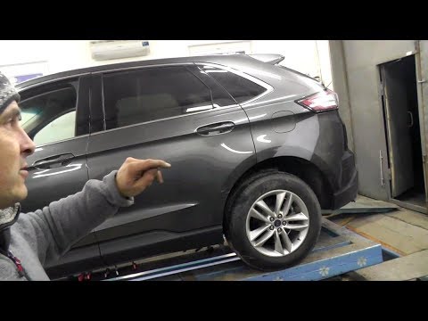 FORD Edge.  Рихтовка крыла.