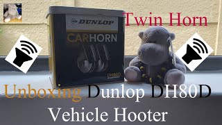 Dunlop 110 Decibel Twin Snail Hooter Set DH80D
