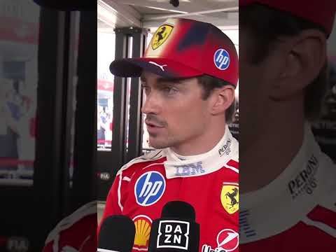 Leclerc se lo ha pasado muuuy bien en la sprint 😄