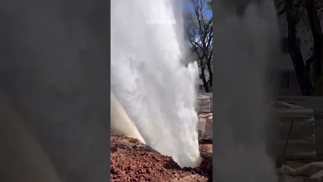 Câmara Municipal em Minas fica destruída após rompimento de adutora; vídeo