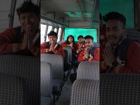 School bus Me चुड़ैल??| Gagan Porwal #shorts #schoollife