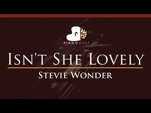 Stevie Wonder – Isn’t She Lovely – HIGHER Key (Piano Karaoke / Sing Along)