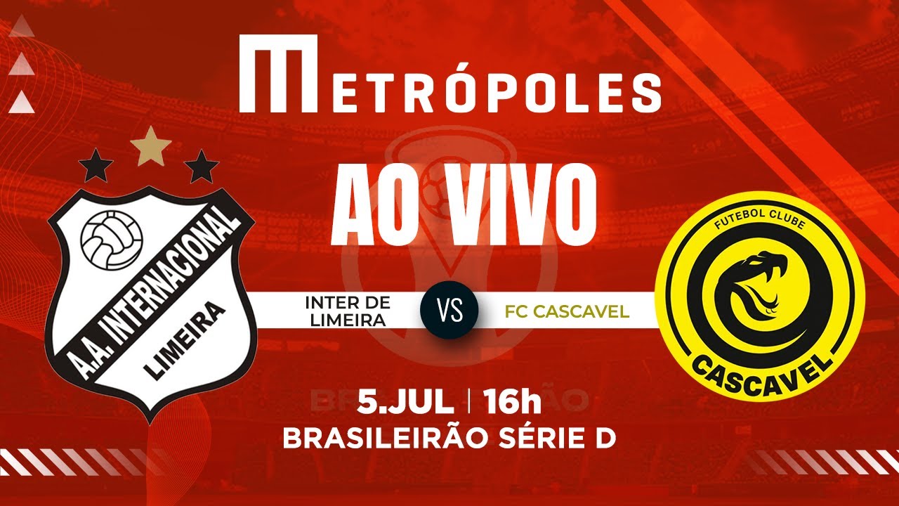 SÉRIE D AO VIVO COM IMAGENS INTER DE LIMEIRA SP X FC CASCAVEL PR   572025
