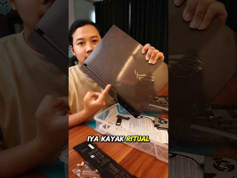 LAPTOP ROG INI PUNYA KASUS YANG UNIK GUYS! atau kalian juga punya kasus lebih unik?๐ #servicelaptop