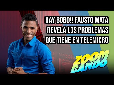 HAY BOBO!!! FAUSTO MATA LE REVELA A MANOLO PROBLEMAS EN TELEMICRO