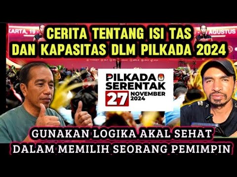 Cerita tentang ISI TAS & KAPASITAS dari Calon Kepala Daerah di Pilkada 2024 @SAYNAYTV