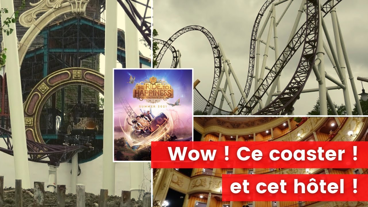 On checke The Ride To Happiness, la nouvelle montagne russe de @Plopsa De Panne