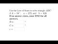 Triangle Properties and Angle Solutions