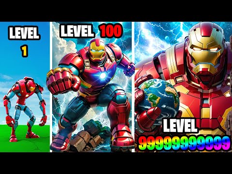 😨 Level 1 IRON HULK BUSTER to Level 1,000,000 IRON HULK BUSTER in GTA 5!
