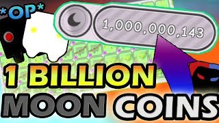 How To Get Moon Coins Videos Infinitube - i have 1 000 000 000 moon coins op roblox pet simulator
