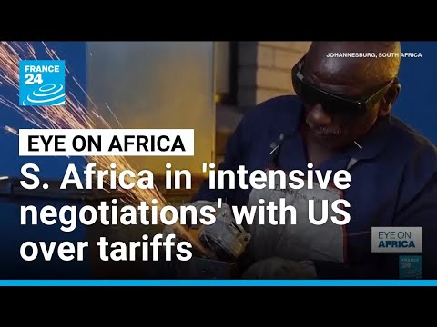 YouTube video thumbnail: South Africa in 'Intensive Negotiations' With the US Over Tariffs