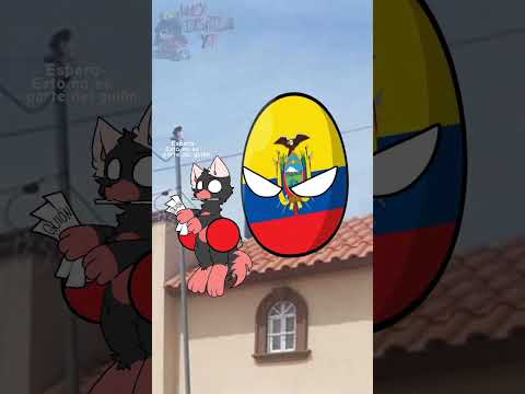 Cuando Ecuador hace cualquier cosa para no comer vegetales, baja del techo#countryballs#flipaclip