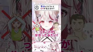 質問きてた！男性ってどうしてヒゲが生えるの？【 瀬島るい ┋ ななしいんく 】#vtuber #質問コーナー #shorts #看護師