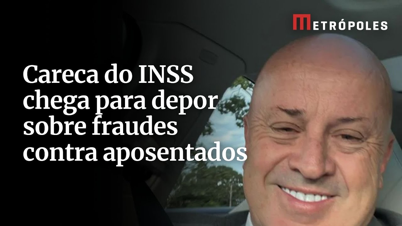 Careca do INSS chega para depor sobre fraudes contra aposentados