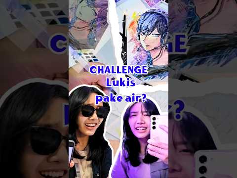 Challenge lukis pake watercolor😁 joyko solusinya #eviberryy #joyko #challenge #artchallenge  #lukis