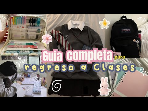Preparación para la VUELTA AL COLE 2025 🎧🐰 (organización + estilo) ♡