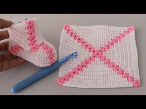 Turning Granny Squares into Baby Booties Has Never Been This Fun - Easy Crochet Baby Shoes Tutorial