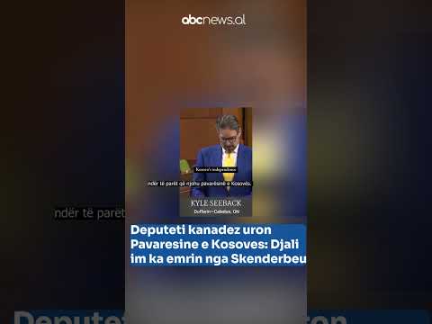 Deputeti kanadez me grua kosovare uron pavaresine e Kosoves... serish! | ABC News Albania