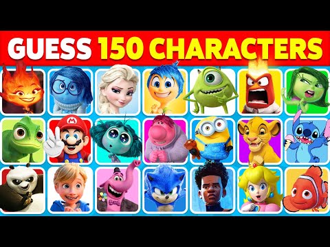 Guess 150 Characters in 3 Seconds | Despicable Me 4, Inside Out 2, Minions, Spider-Man, Disney Quiz