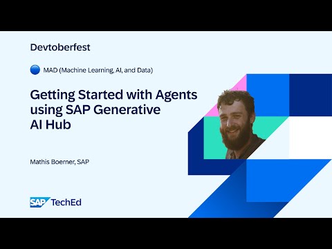 🔵 Getting Started with Agents using SAP Generative AI Hub