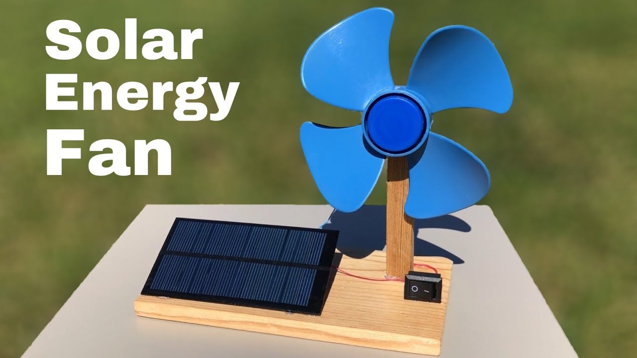 How to Make Solar Powered Electric Fan – DIY