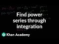 Understanding Power Series and Arctangent