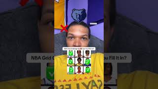 NBA grid challenge 🏀 🧠