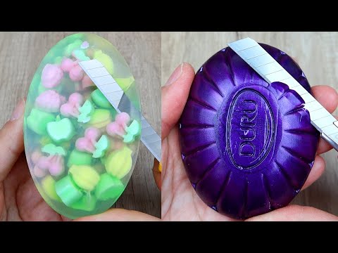 Relaxing Soap Cutting ASMR. Satisfying Soap and lipstick cutting. Corte de jabón - 913