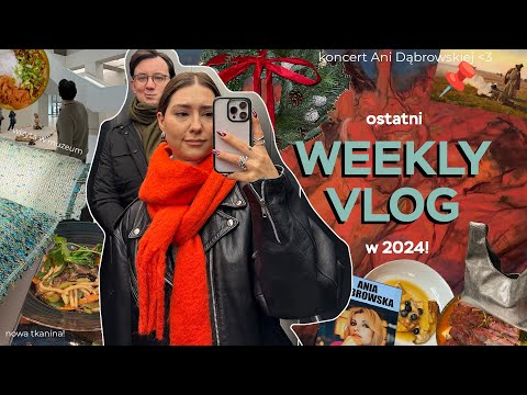 WEEKLY VLOG🎄// kleimy uszka🥟 / podsumowanie roku i vibe na święta / wypad z Michem / sprzątanie