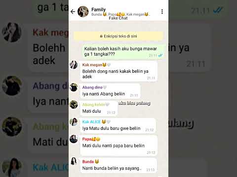 #fypシ゚viral #gabut #masukberanda #chat #fake #family