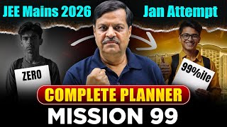 JEE 2026 : Ultimate 5 Months Planner | 99%ile in JEE Mains 1st Attempt Confirmed 🔥| eSaral