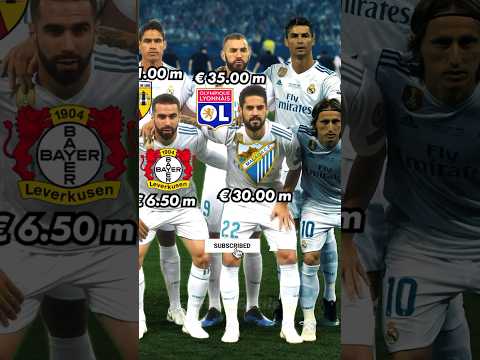 Real Madrid squad vs Liverpool Final Champions League 17/18 🔥| Where they left from? 🤔💰 #ucl