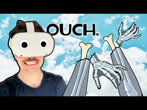 breaking every virtual bone in my body  - VR Hand Physics Lab part 1