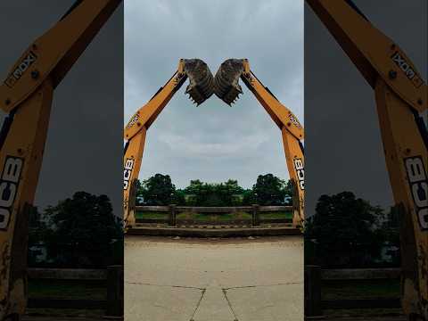 JCB NEW MIRROR BUCKET 🔥🤔🔥#jcb #tractor #excavator