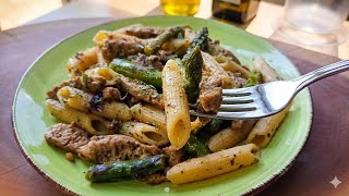 Diese Spargel Pasta macht einfach süchtig 😍 so cremig ist sie!