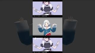 【ホロライブ がうる・ぐら/若山詩音】モエチャッカファイア 踊ってみた #hololive #shorts #zzz #zzzero #mm