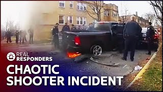 Deadly Chigago Shootout in Burning Vehicle | Real Responders