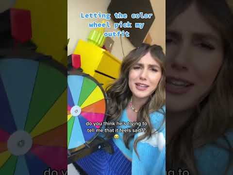 Color Wheel Chooses My Outfit | Colorful Outfit Styling Tips