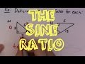 Understanding the Sine Ratio