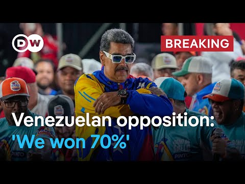 Venezuelan opposition cries foul after Maduro declared election winner | DW News