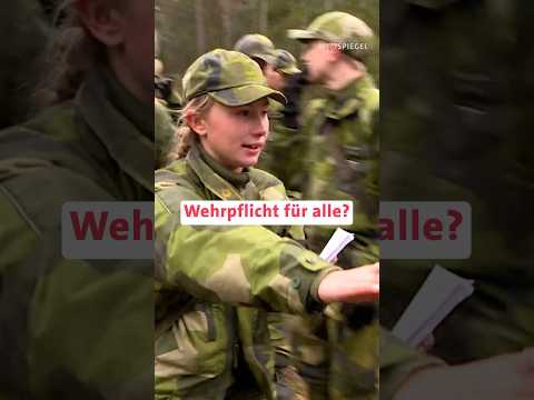 Wehrpflicht für alle in Schweden