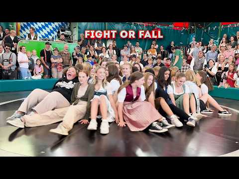Fight or Fall: Girls vs Devil's Wheel!🥵