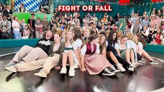 Fight or Fall: Girls vs Devil's Wheel!🥵