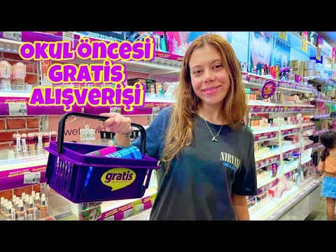 ALIŞVERİŞ VLOG, Okula Dönüş Öncesi Gratis Alışverişim. Tuana Zeybek