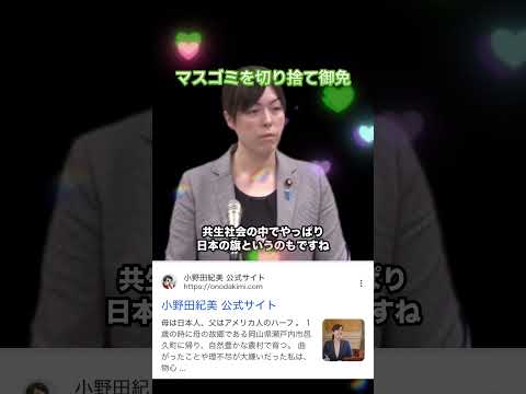 マスゴミを切り捨て御免 #小野田紀美 #記者会見 #マスゴミ