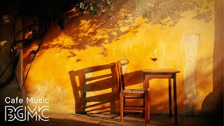 🌅 Sunset Terrace Cafe - Slow Bossa Nova Music with Mediterranean Vibes | Relaxing Background Music