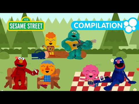 Summer Camp Fun with Elmo and Friends! | 1+ HOUR of Sesame Street Songs