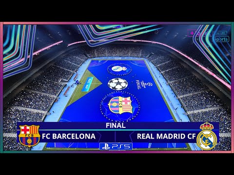 FC BARCELONA vs REAL MADRID FINAL 2025 UEFA Champions League - Full Match Simulation and Prediction